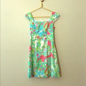 Lilly Pulitzer cap sleeve dress size 2